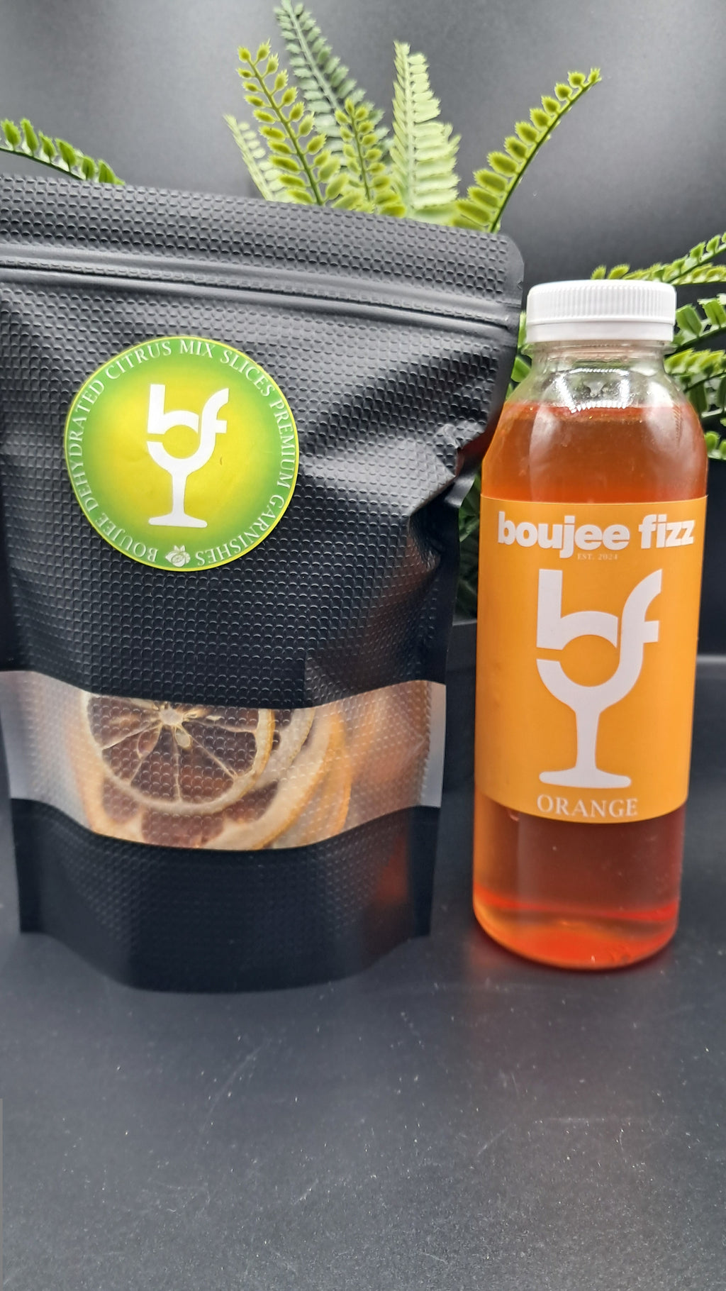 Black Label Box Cocktail Mocktail Gift Set Dehydrated Dried Fruit Dried Citrus Cocktail Syrup, Orange  Syrup