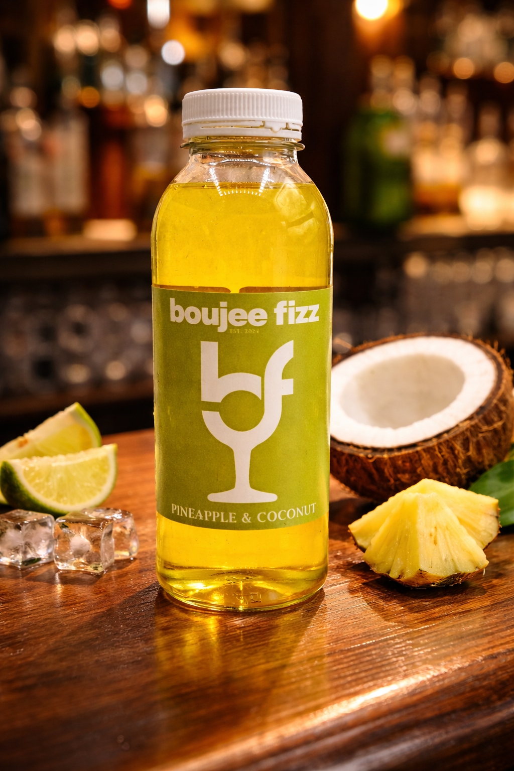 Boujee Fizz Pineapple & Coconut – Case of 12 Premium Drinks Mixer for Cocktails, Mocktails, Spritz & Hospitality Use (Case of 12 Luxury Tropical Mixer for  Prosecco Spritz, Cafés, Bars & Events Professional Tropical Drinks Mixer for Cafés, Bars,