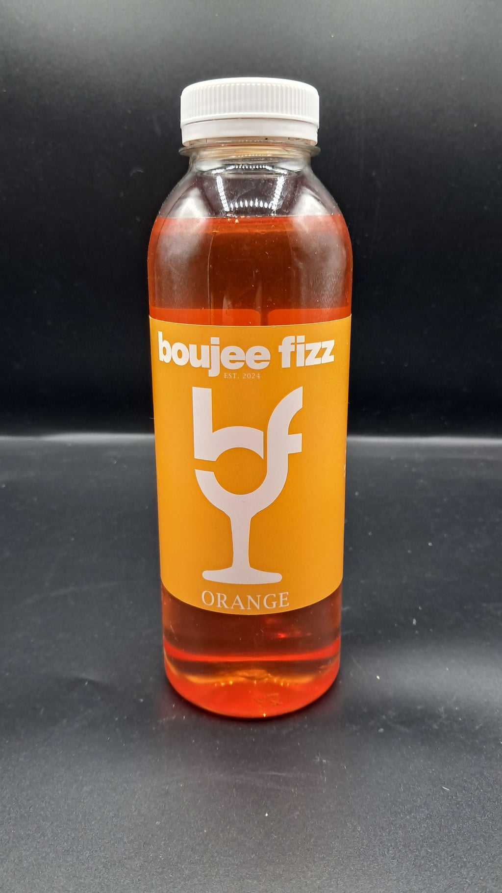 Boujee Fizz Case of 12 500ml Orange – Premium Citrus Mixer for Prosecco & Cocktails,Mocktails,Alcohol Free Mixer,Orange Fizz,