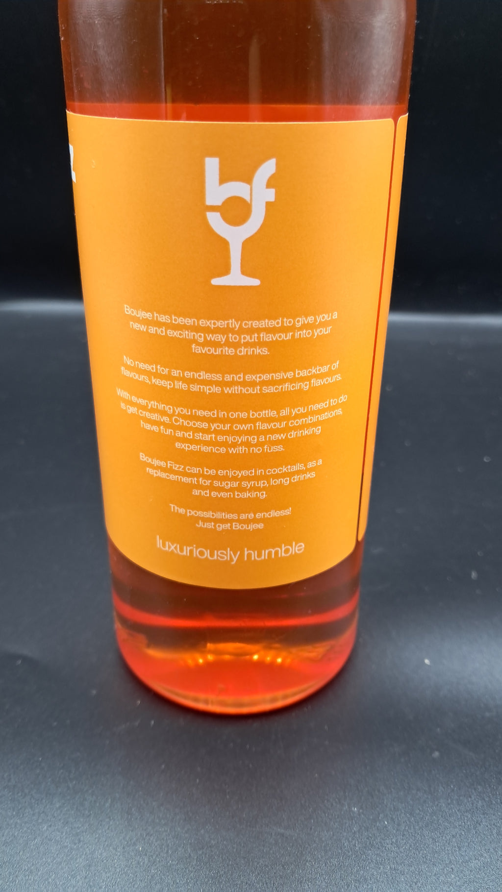 Boujee Fizz Case of 12 500ml Orange – Premium Citrus Mixer for Prosecco & Cocktails,Mocktails,Alcohol Free Mixer,Orange Fizz,