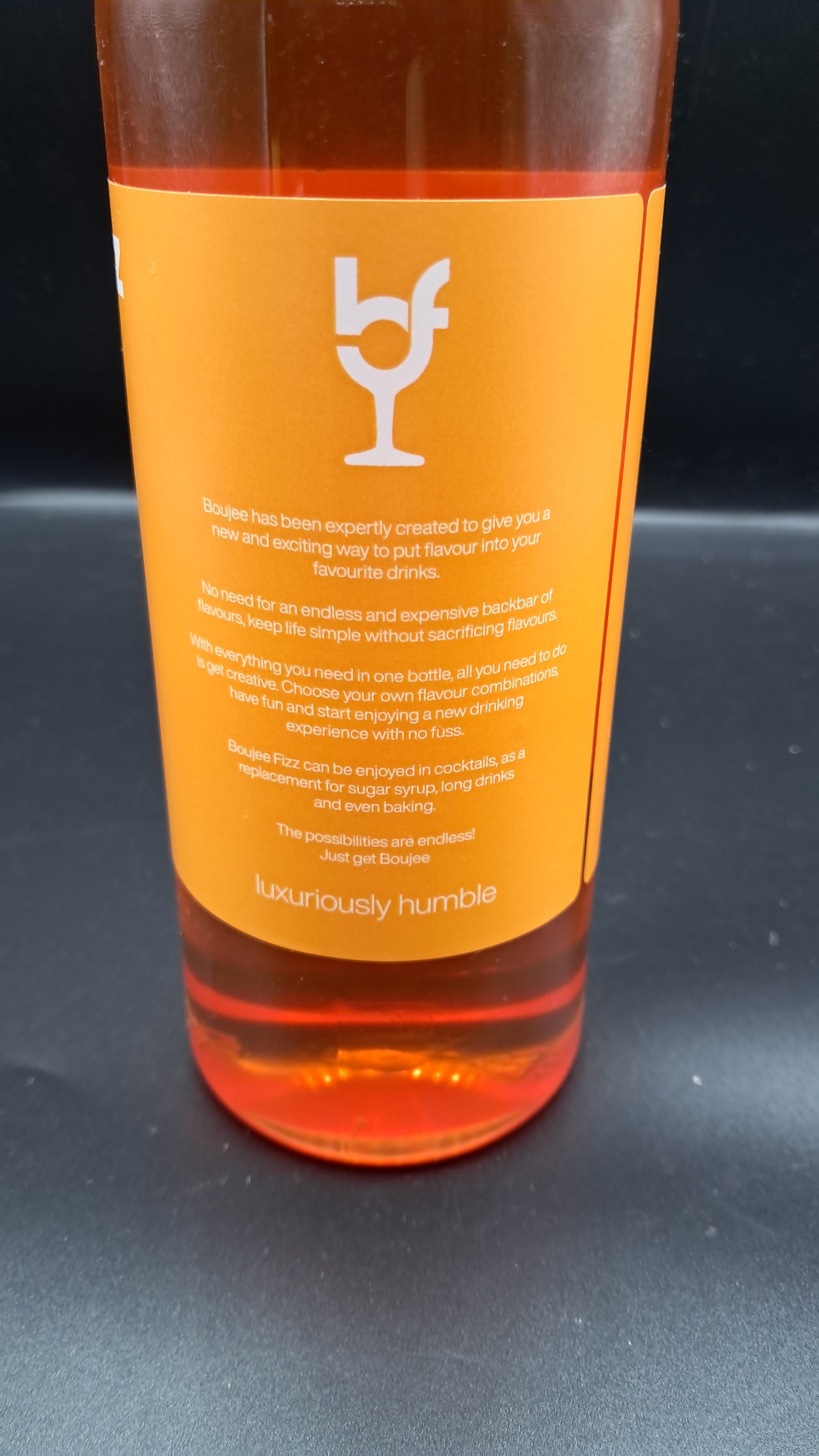 Boujee Fizz Case of 12 500ml Orange – Premium Citrus Mixer for Prosecco & Cocktails,Mocktails,Alcohol Free Mixer,Orange Fizz,