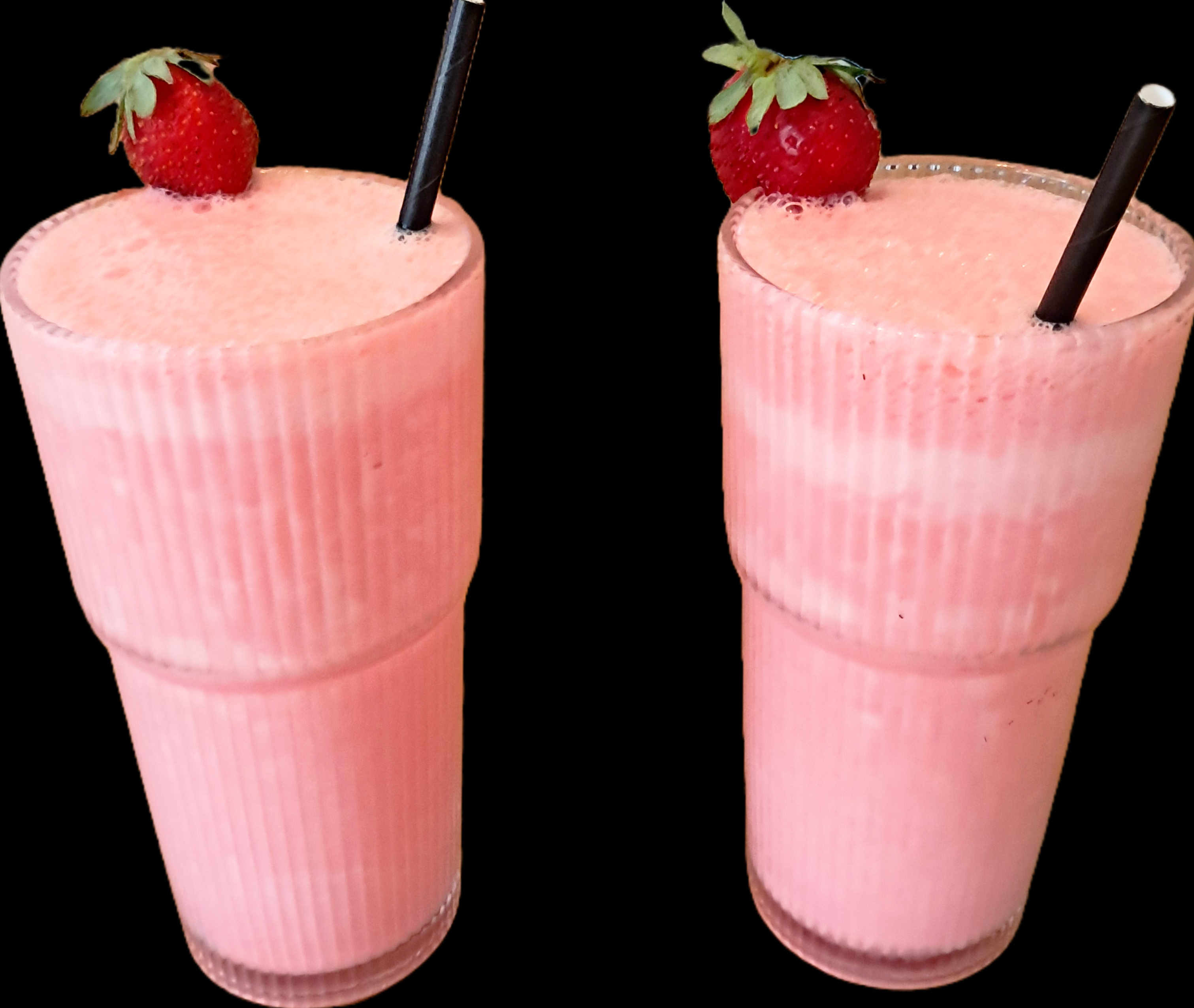 Strawberry Puree Infused Fruit Syrup, Cocktails, Daiquiri, Smoothies, Cooking, Baking and Desserts, Milkshakes,Alcohol Free,500ml,Boujee Fizz