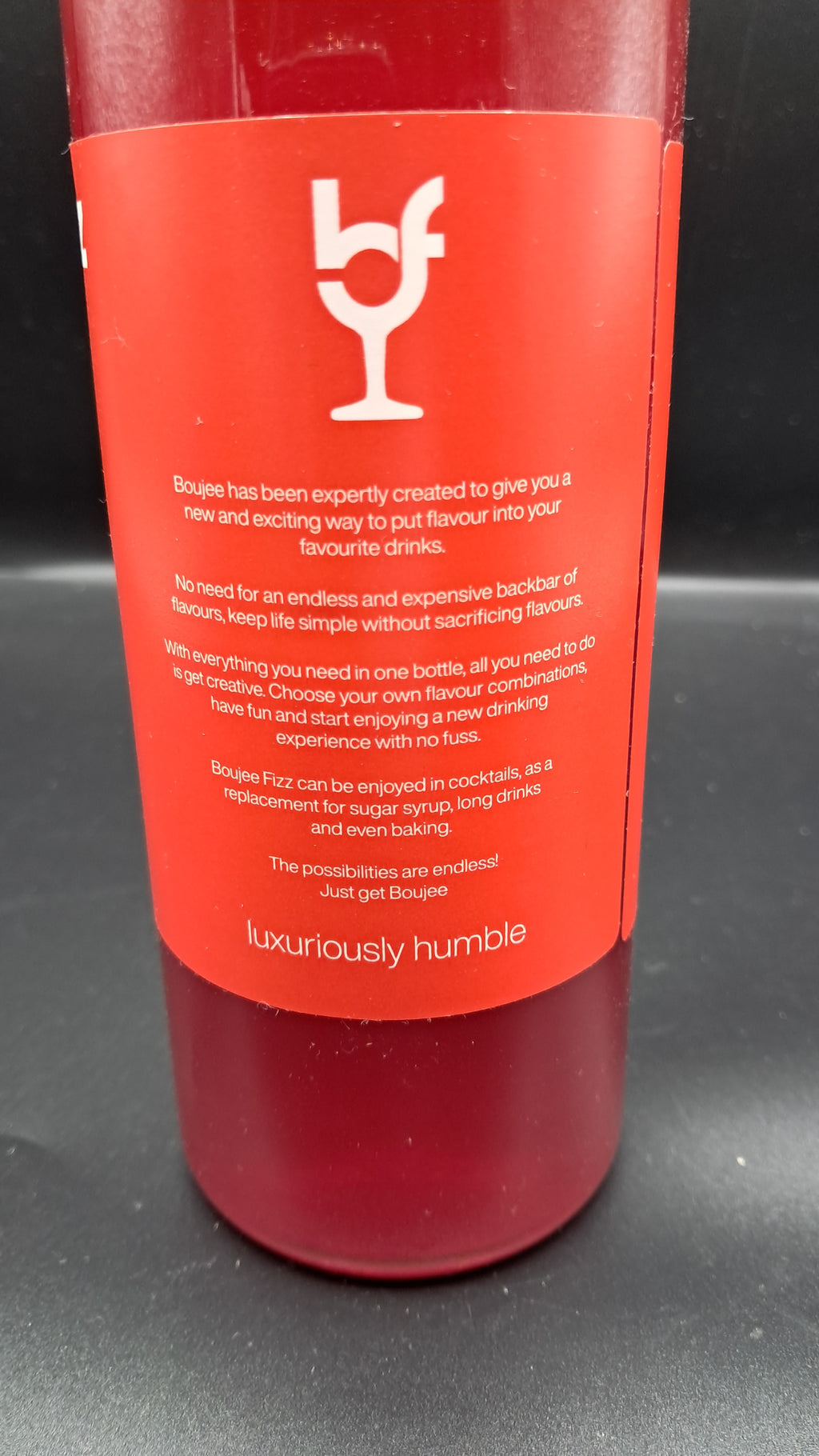 Boujee Fizz Strawberry- Syrup, Cocktails, 500ml-Bar Use No Allergens- Daiquiri, Smoothies, Cooking, Baking and Desserts, Milkshakes,Alcohol Free,500ml,Boujee Fizz